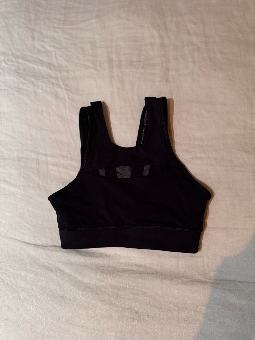 Lululemon Black Racerback Sports Bra - Comfortable Support
